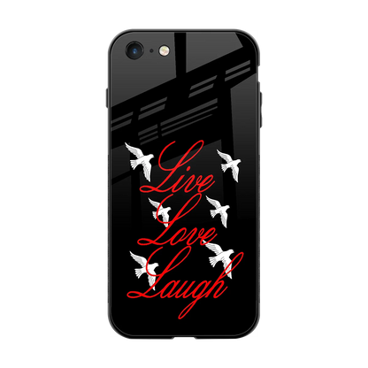 Live Love Laugh back phone cover | glass case for iphone 7