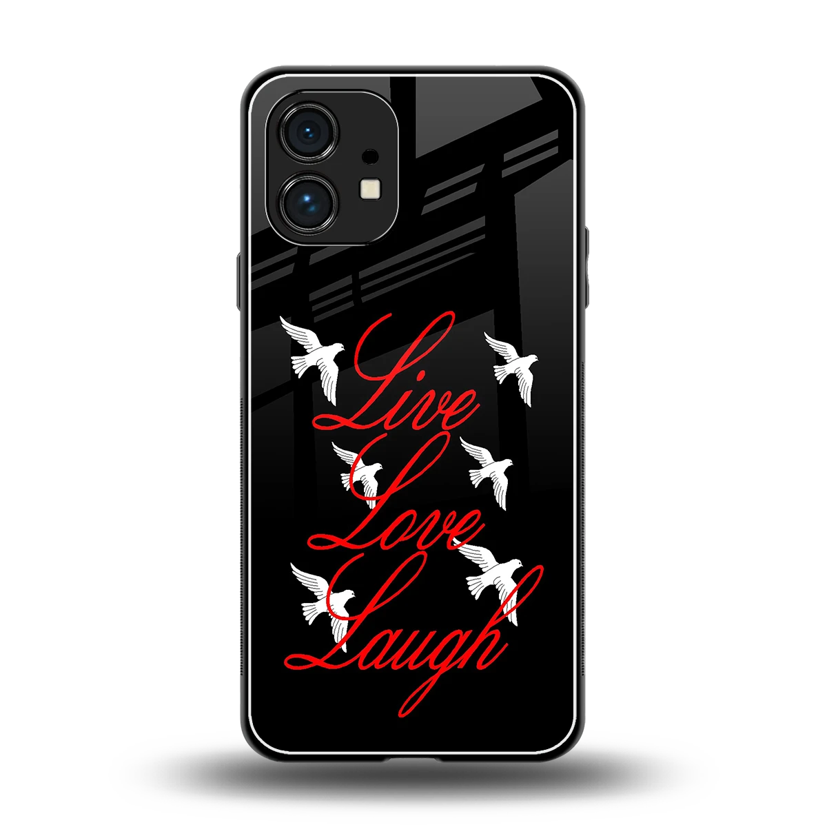 Live Love Laugh back phone cover | glass case for nothing phone 1