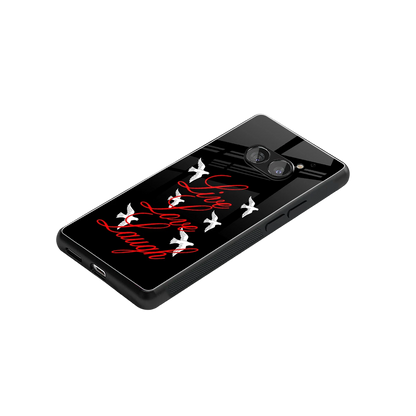 Live Love Laugh stylish phone case for nothing phone 2a plus | glossy glass and slim fit