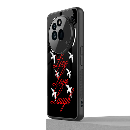 Live Love Laugh nothing phone 3a pro mobile cover | shockproof glass phone case