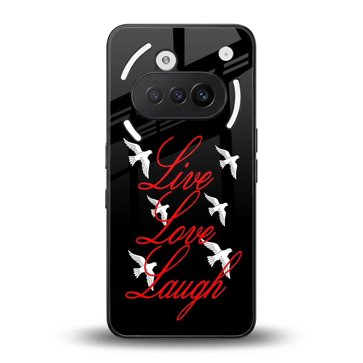 Live Love Laugh back phone cover | glass case for nothing phone 3a