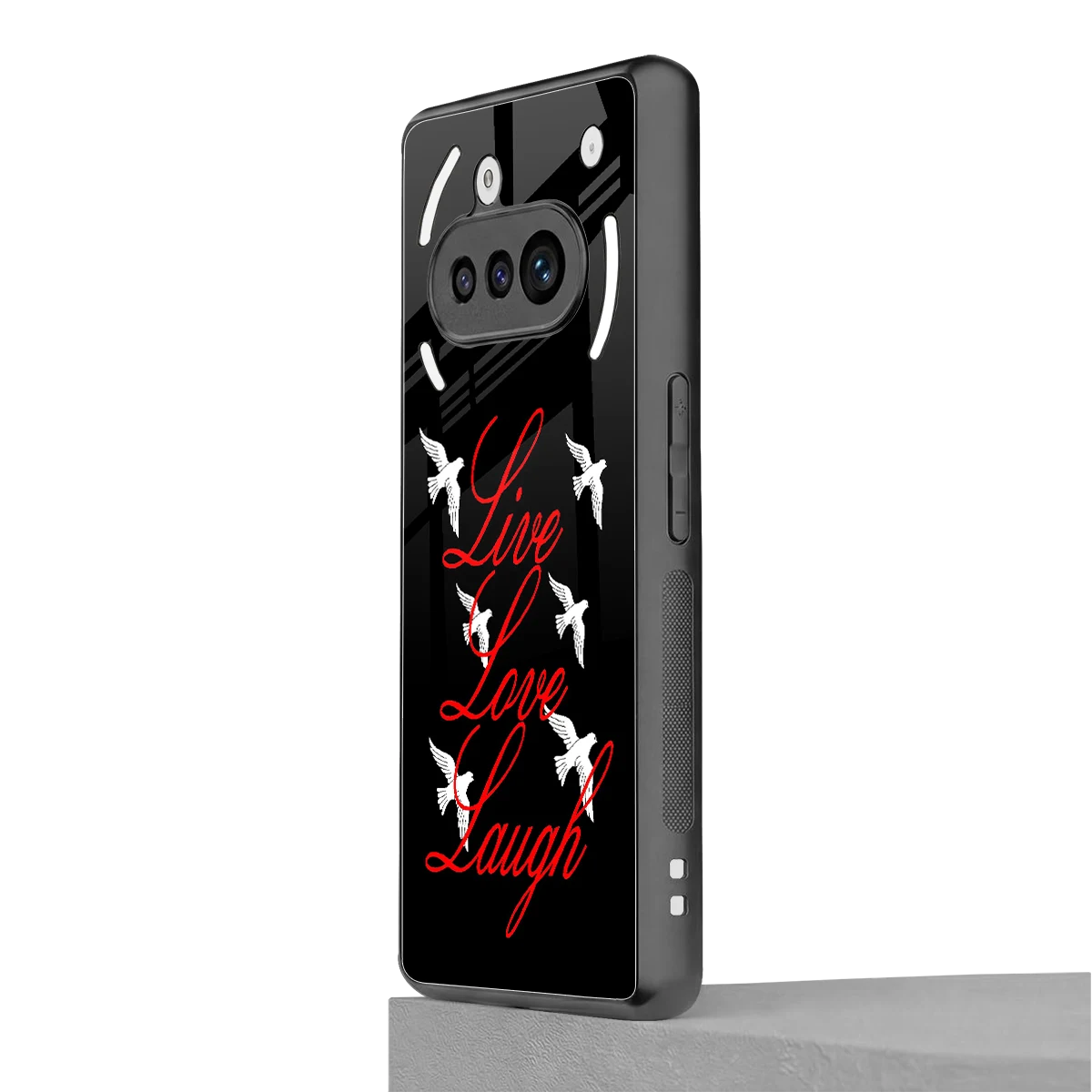 Live Love Laugh nothing phone 3a mobile cover | shockproof glass phone case