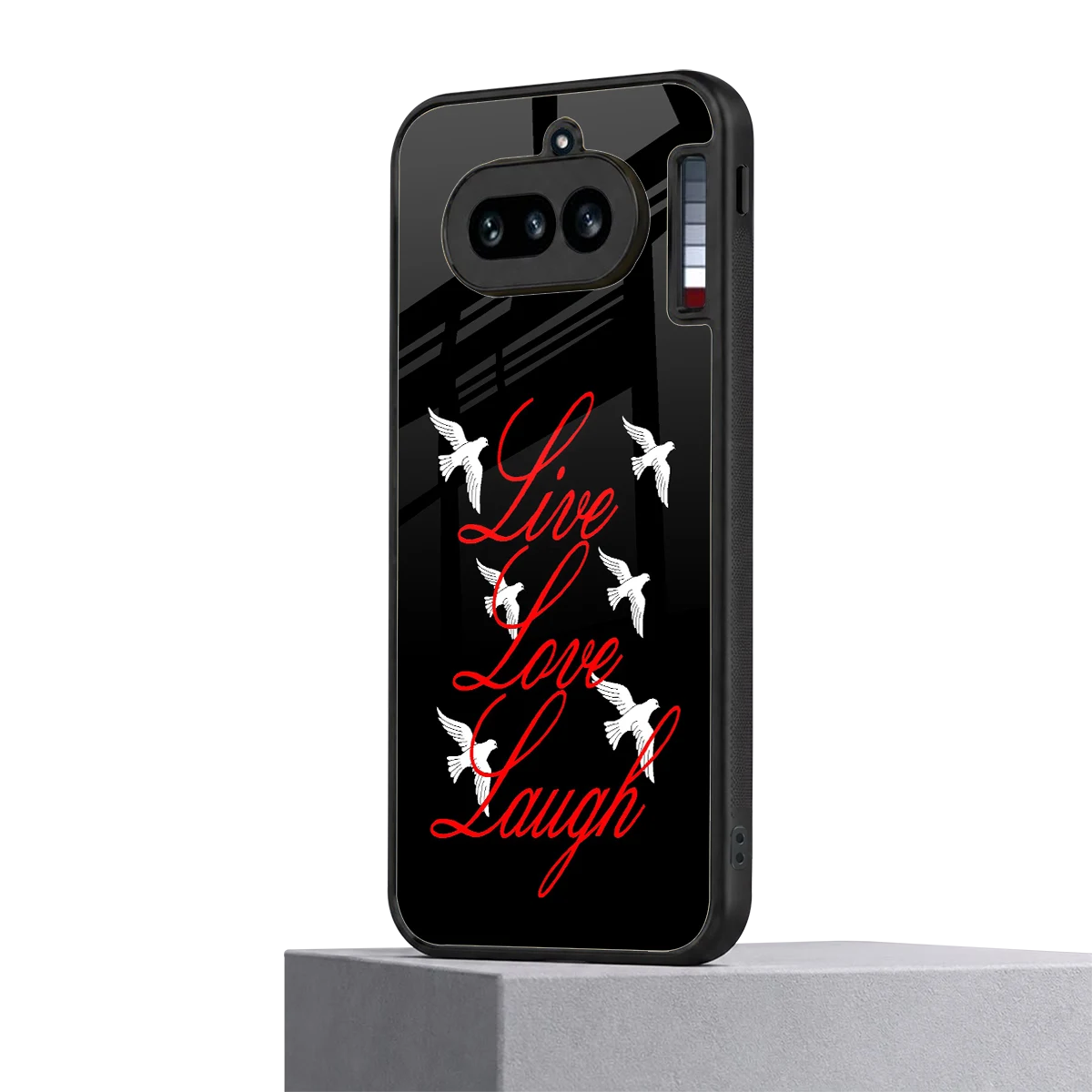 Live Love Laugh nothing phone 4a mobile cover | shockproof glass phone case