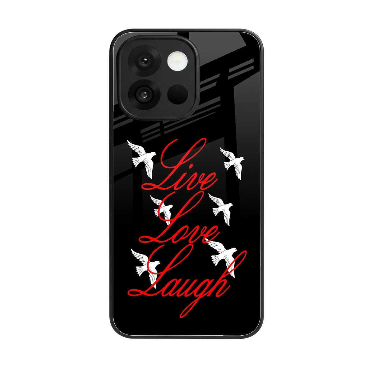 Live Love Laugh back phone cover | glass case for oneplus 13s