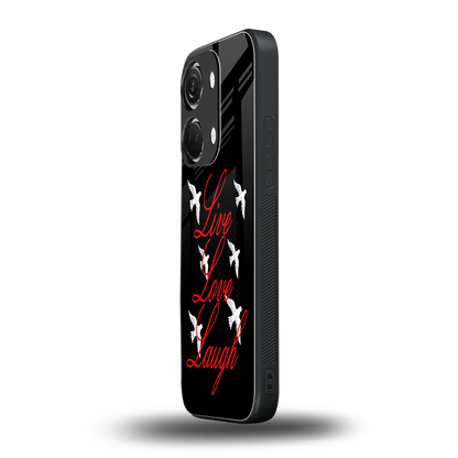 Live Love Laugh oneplus nord 3 mobile cover | shockproof glass phone case