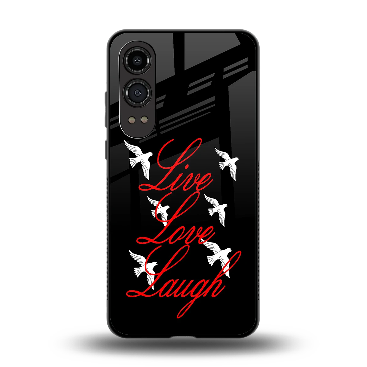 Live Love Laugh back phone cover | glass case for oneplus nord ce 4 lite