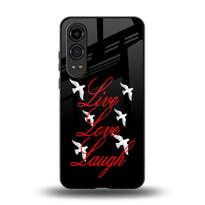 Live Love Laugh back phone cover | glass case for oneplus nord ce 4 lite