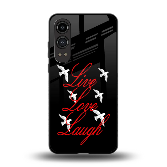 Live Love Laugh back phone cover | glass case for oneplus nord ce 4 lite