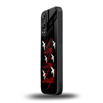 Live Love Laugh oneplus nord ce 4 lite mobile cover | shockproof glass phone case
