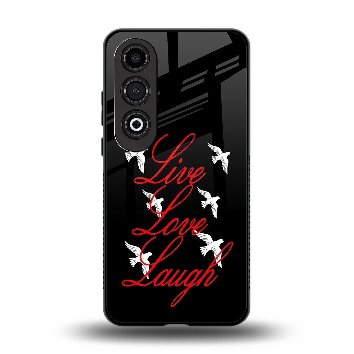 Live Love Laugh back phone cover | glass case for oneplus nord ce 4