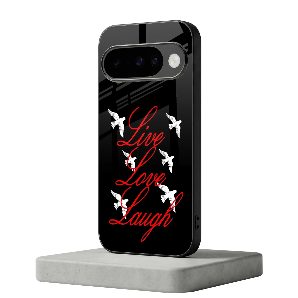 Live Love Laugh google pixel 10 mobile cover | shockproof glass phone case