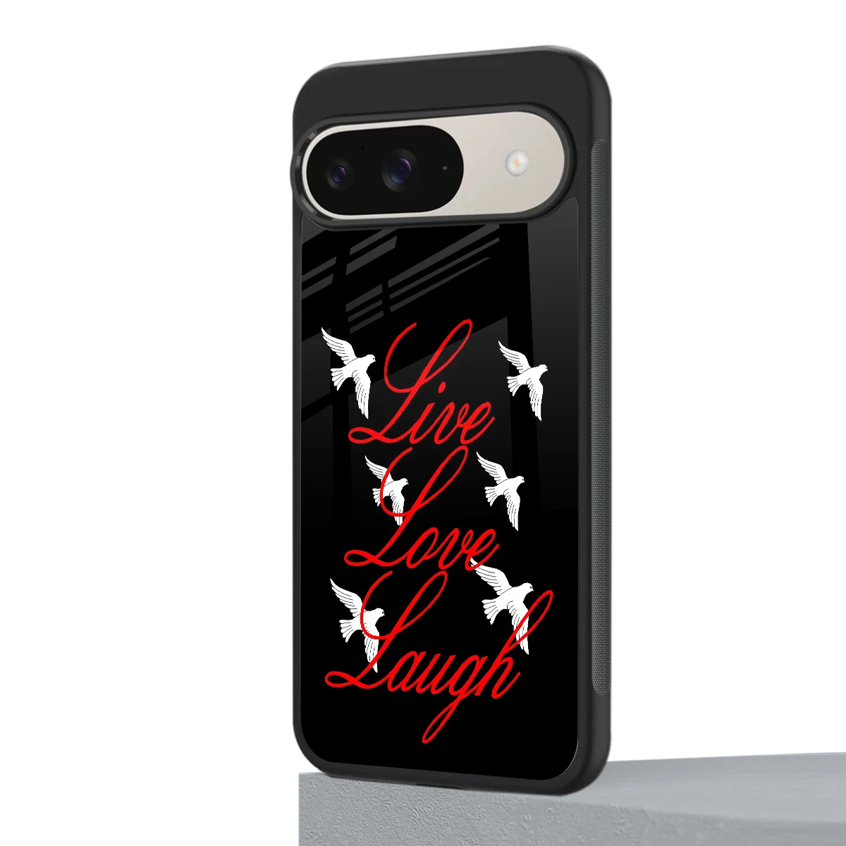 Live Love Laugh google pixel 9 mobile cover | shockproof glass phone case