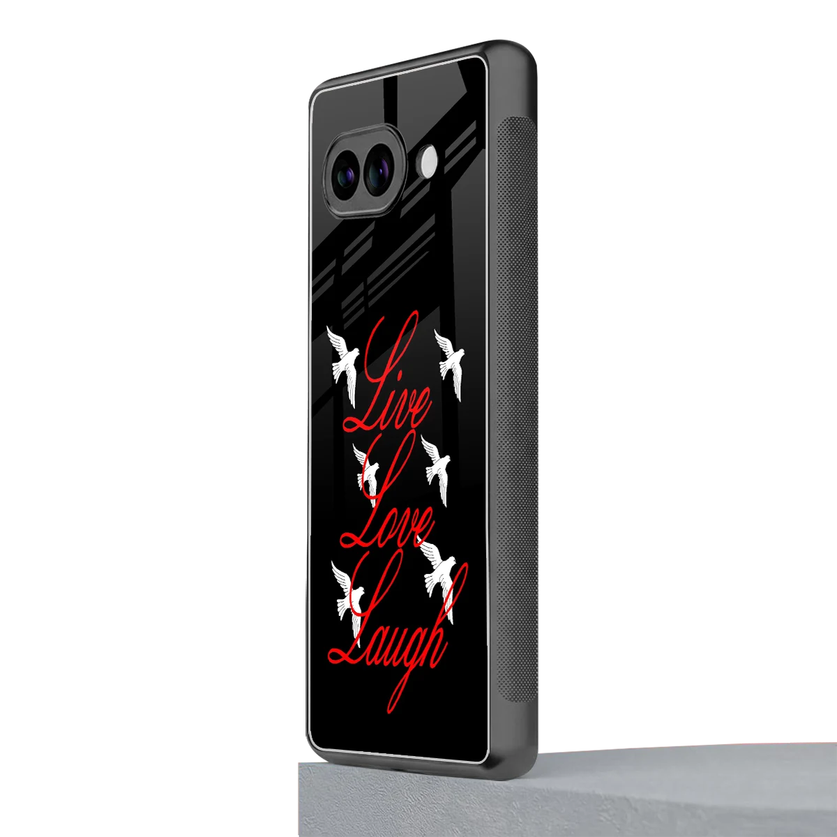Live Love Laugh google pixel 9a mobile cover | shockproof glass phone case