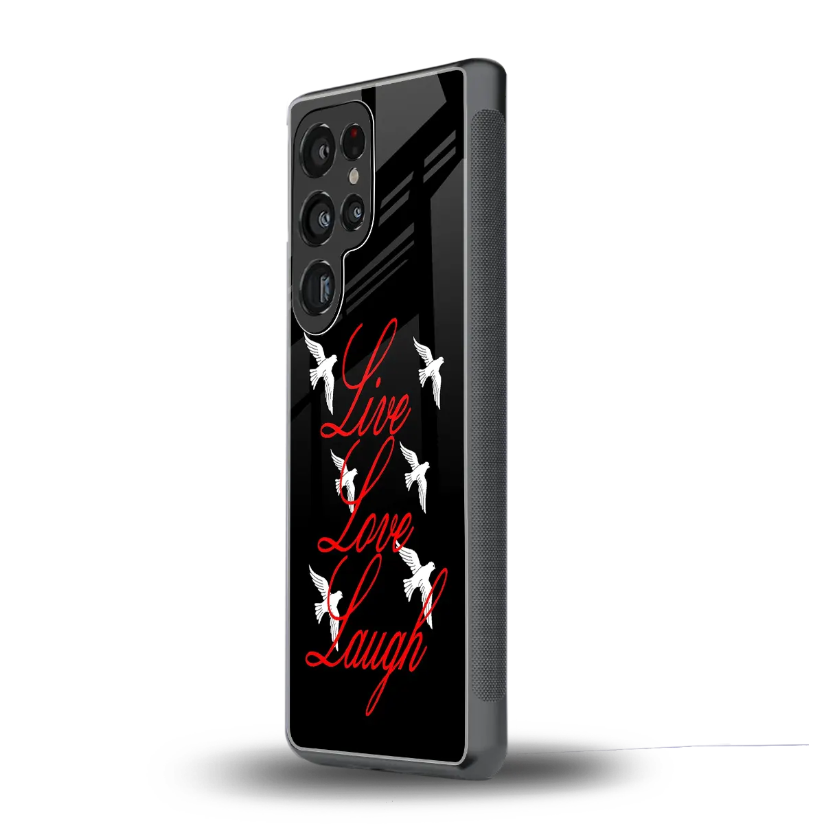 Live Love Laugh samsung galaxy s25 ultra mobile cover | shockproof glass phone case