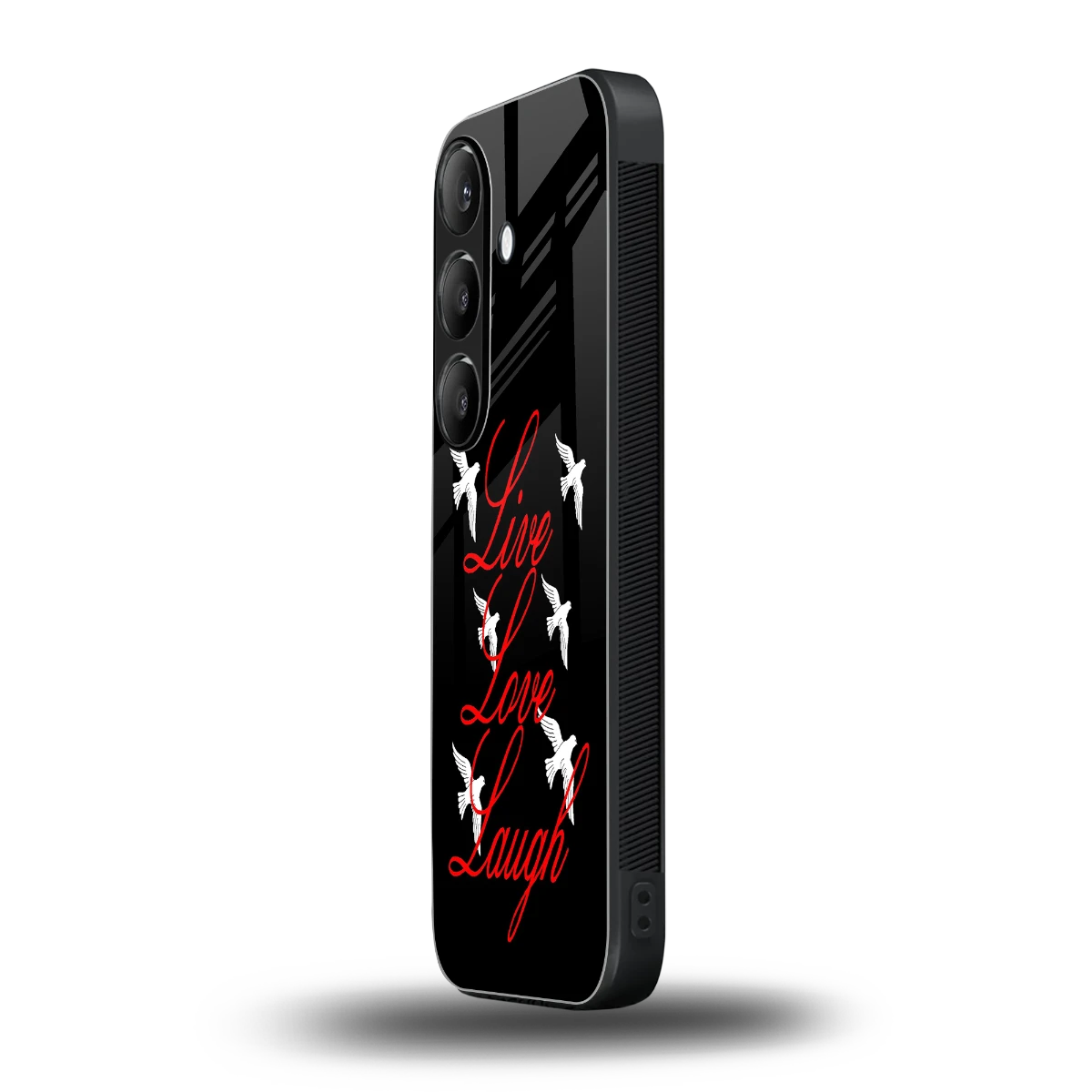 Live Love Laugh samsung galaxy s24 mobile cover | shockproof glass phone case