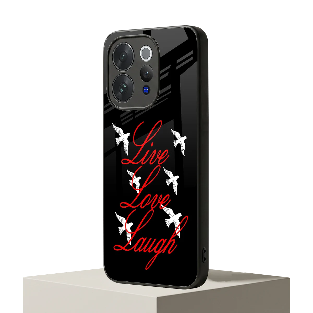Live Love Laugh vivo v70 elite mobile cover | shockproof glass phone case