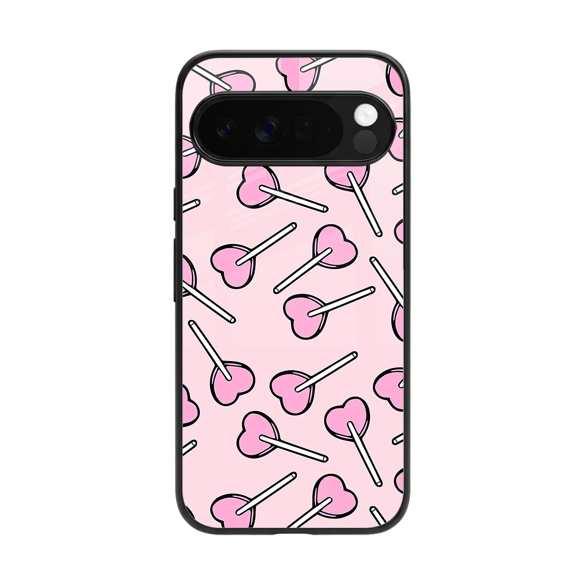 Lollipop Fusion back phone cover | glass case for google pixel 10 pro xl