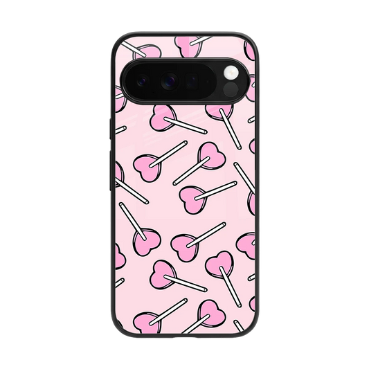 Lollipop Fusion back phone cover | glass case for google pixel 10 pro xl