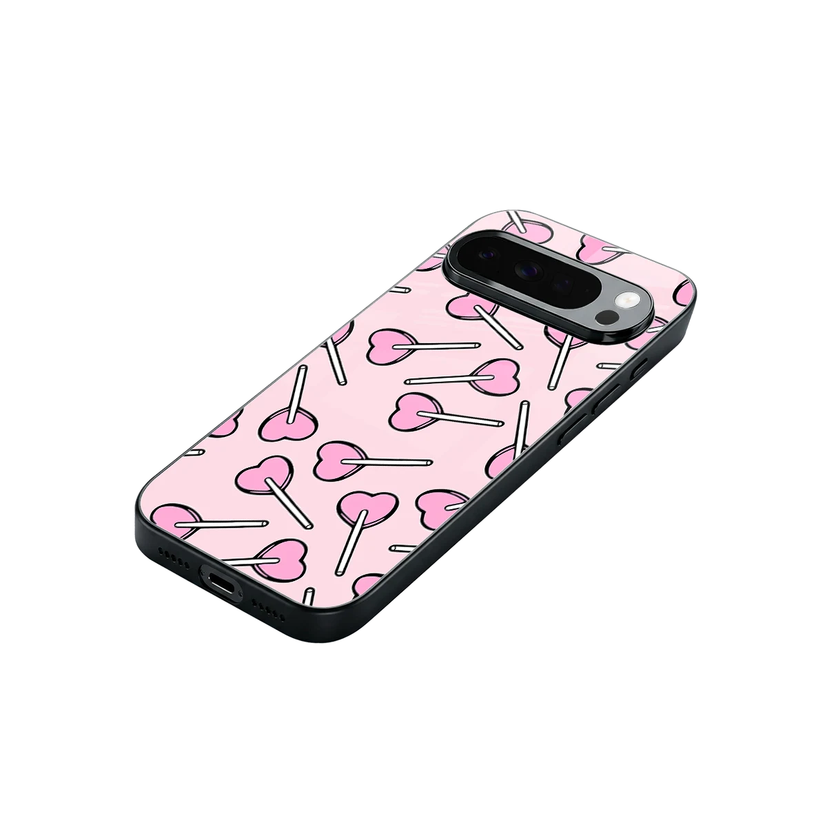 Lollipop Fusion stylish phone case for google pixel 10 pro xl | glossy glass and slim fit