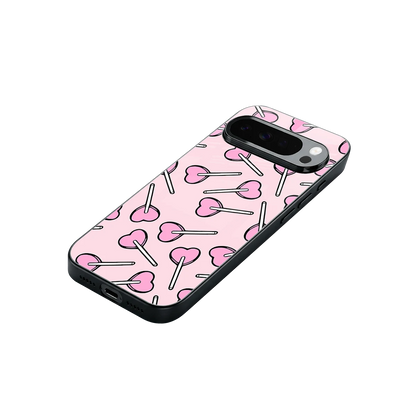 Lollipop Fusion stylish phone case for google pixel 10 pro xl | glossy glass and slim fit