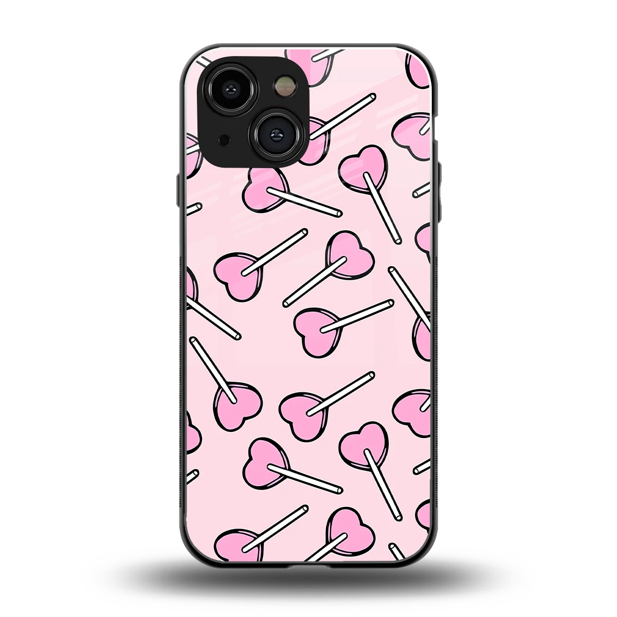 Lollipop Fusion back phone cover | glass case for iphone 12 mini
