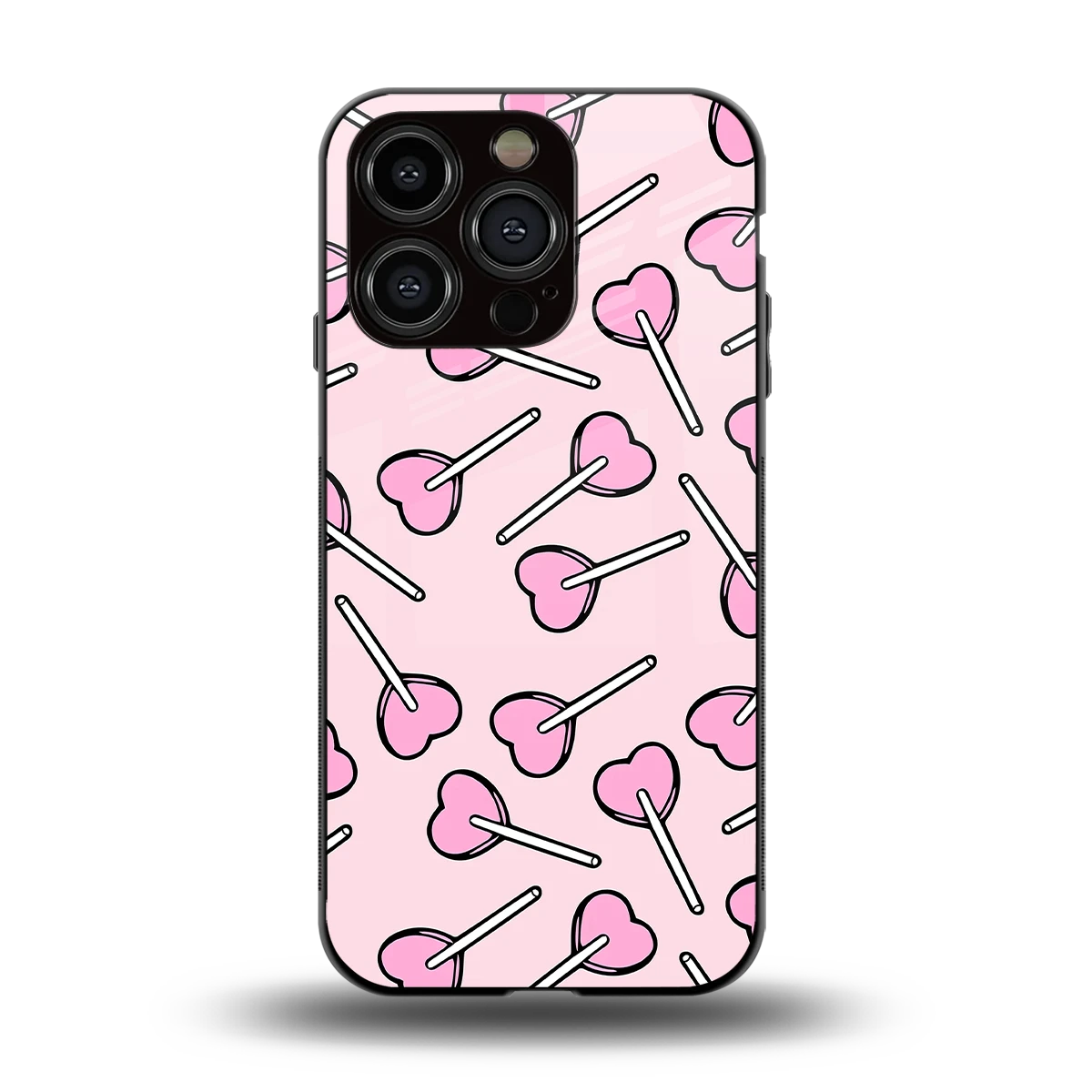 Lollipop Fusion back phone cover | glass case for iphone 13 pro
