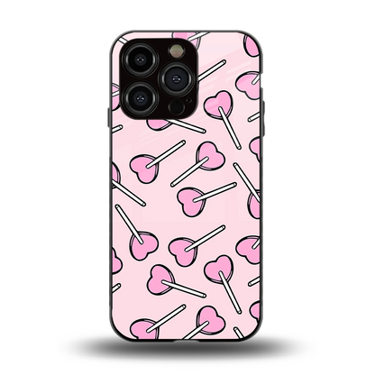 Lollipop Fusion back phone cover | glass case for iphone 13 pro