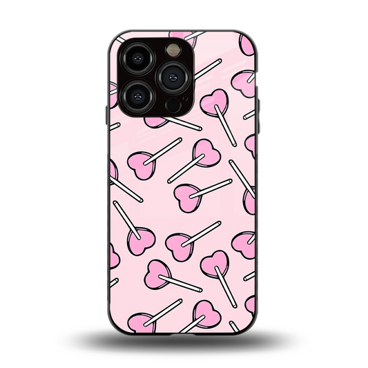Lollipop Fusion back phone cover | glass case for iphone 13 pro