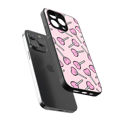 Lollipop Fusion sleek iphone 13 pro cover with tempered glass back and TPU edges
