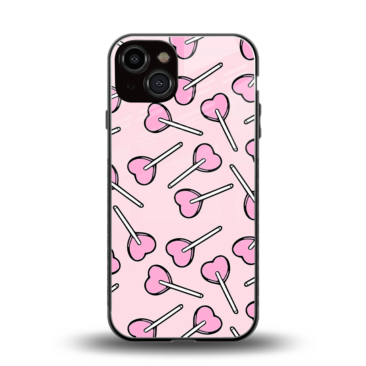 Lollipop Fusion back phone cover | glass case for iphone 13