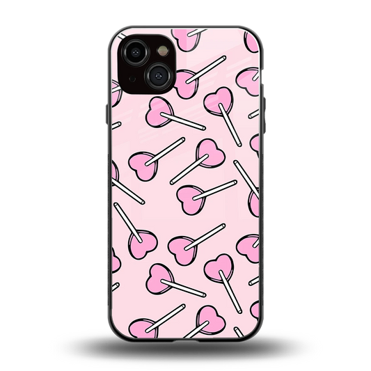 Lollipop Fusion back phone cover | glass case for iphone 14 plus