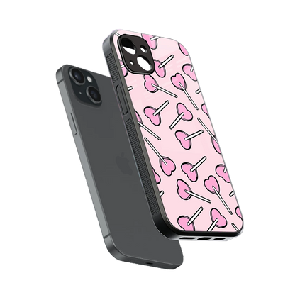 Lollipop Fusion sleek iphone 14 plus cover with tempered glass back and TPU edges