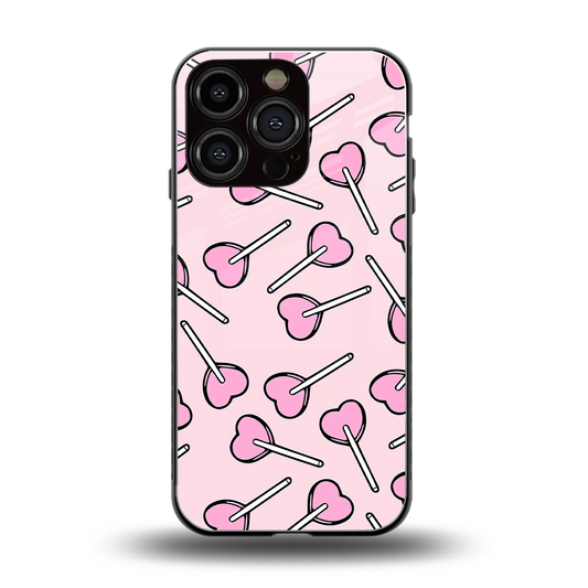 Lollipop Fusion back phone cover | glass case for iphone 16 pro