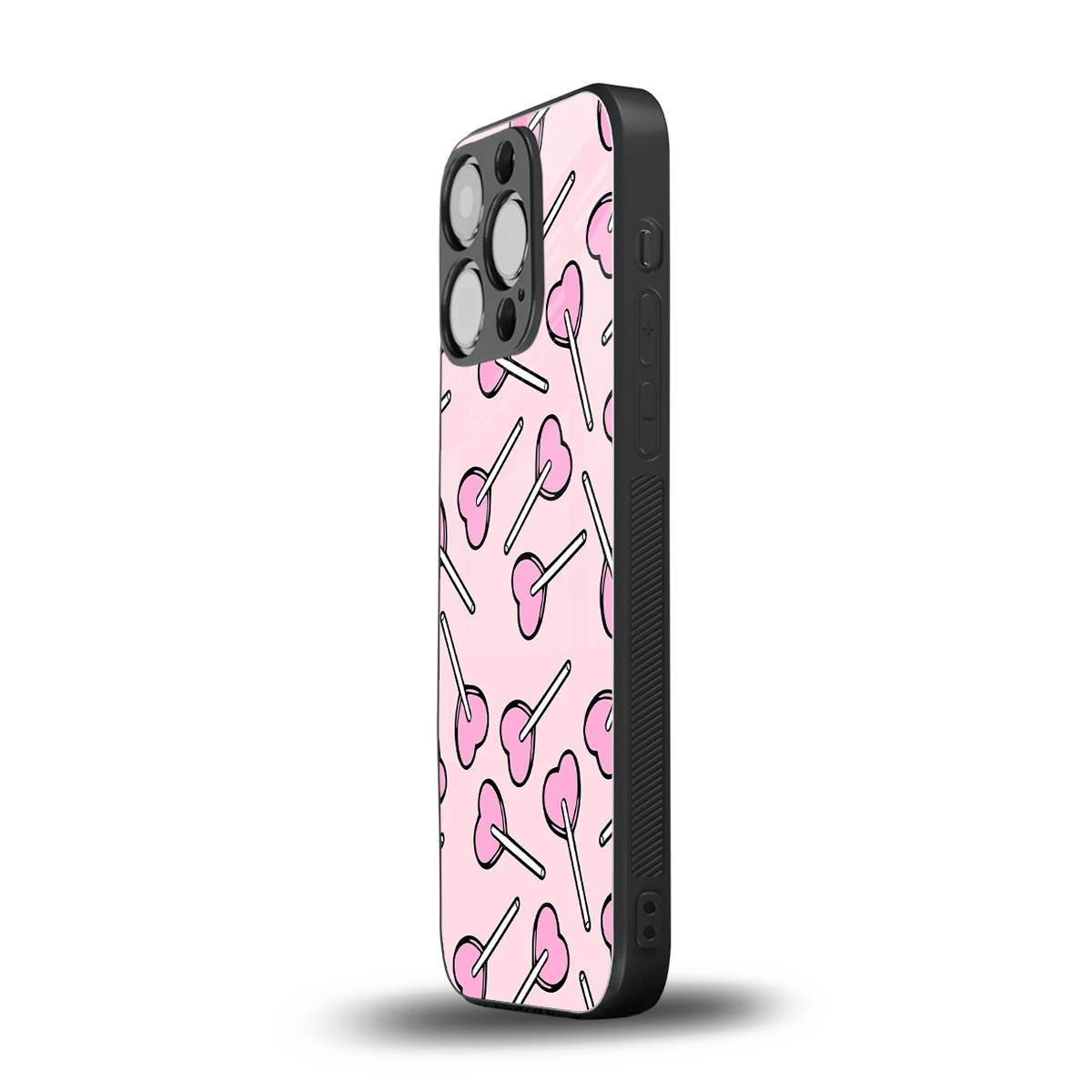 Lollipop Fusion iphone 16 pro mobile cover | shockproof glass phone case