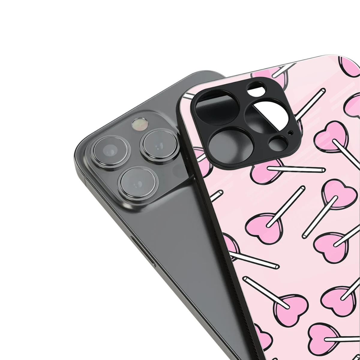 Lollipop Fusion stylish phone case for iphone 13 | glossy glass and slim fit