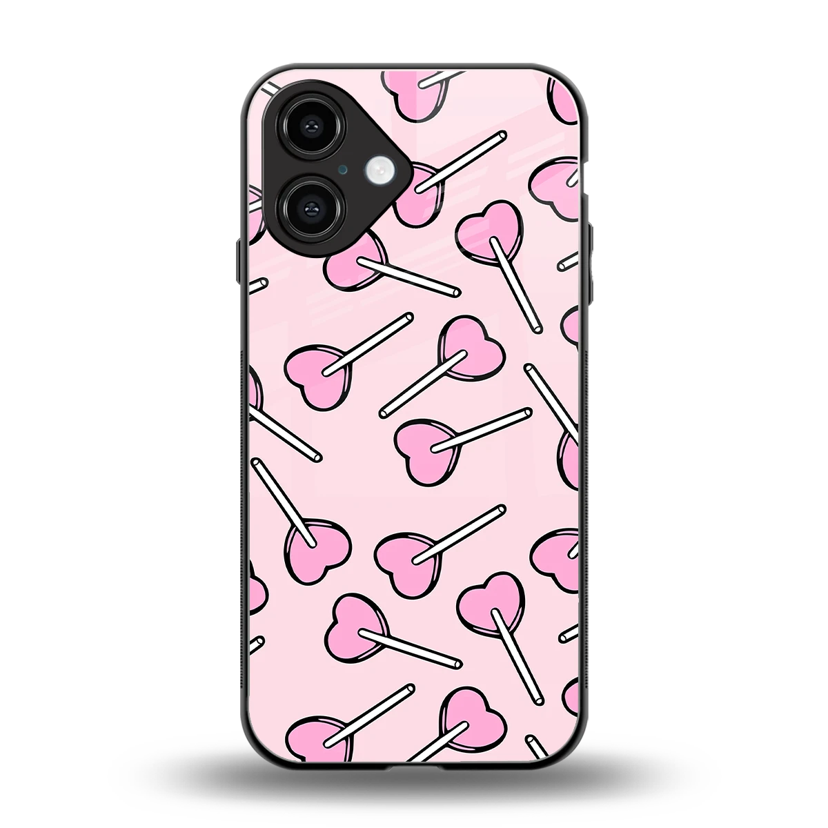 Lollipop Fusion back phone cover | glass case for iphone 16