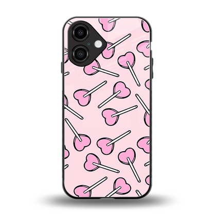 Lollipop Fusion back phone cover | glass case for iphone 16