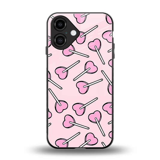 Lollipop Fusion back phone cover | glass case for iphone 16