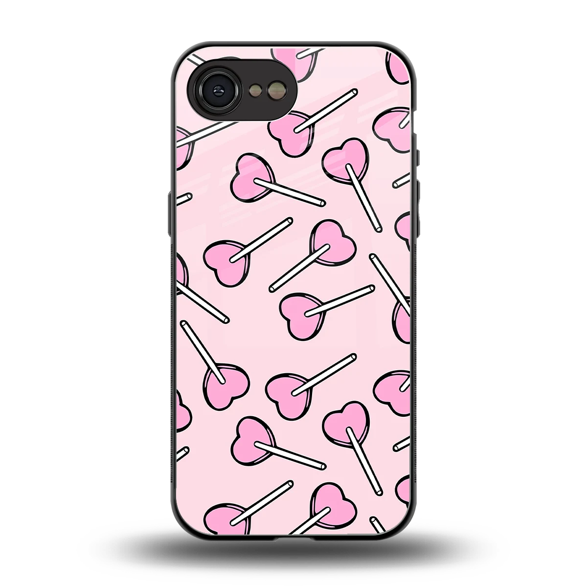 Lollipop Fusion back phone cover | glass case for iphone 17e