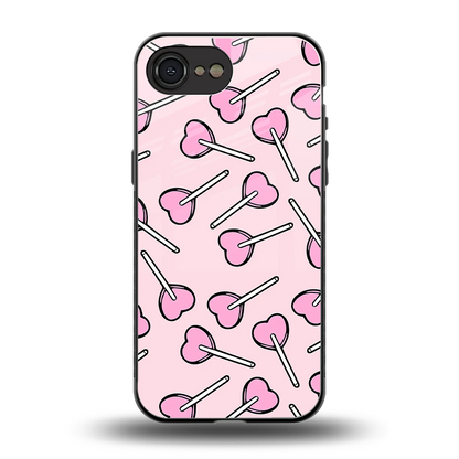 Lollipop Fusion back phone cover | glass case for iphone 17e