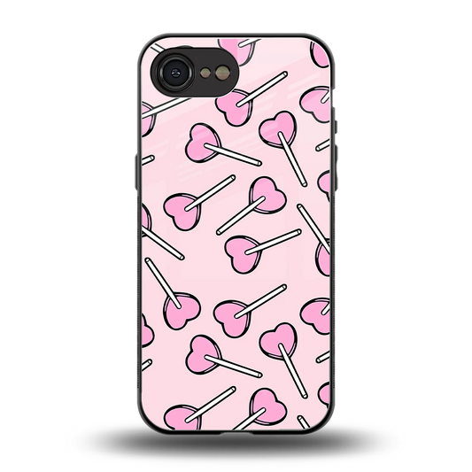 Lollipop Fusion back phone cover | glass case for iphone 17e