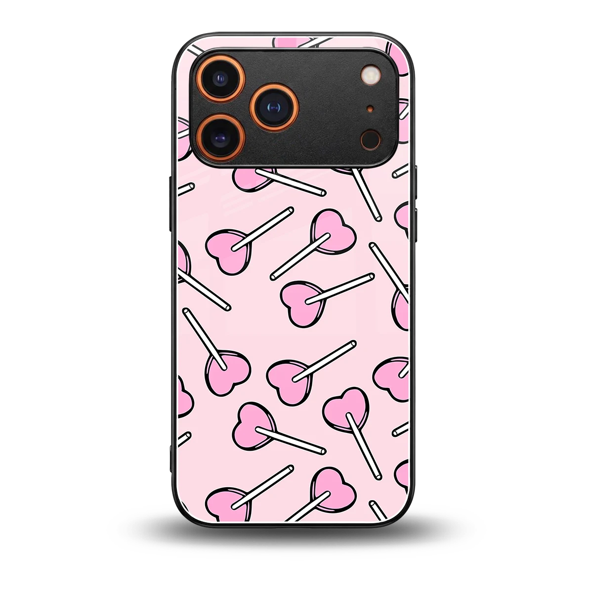 Lollipop Fusion back phone cover | glass case for iphone 17 pro