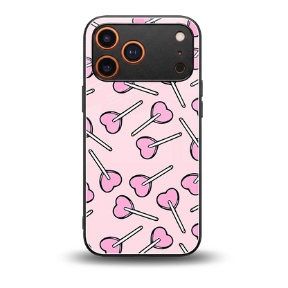 Lollipop Fusion back phone cover | glass case for iphone 17 pro max