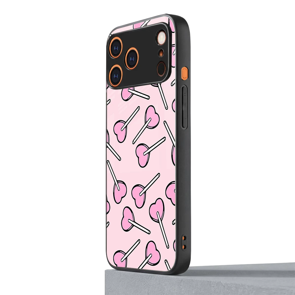 Lollipop Fusion iphone 17 pro mobile cover | shockproof glass phone case