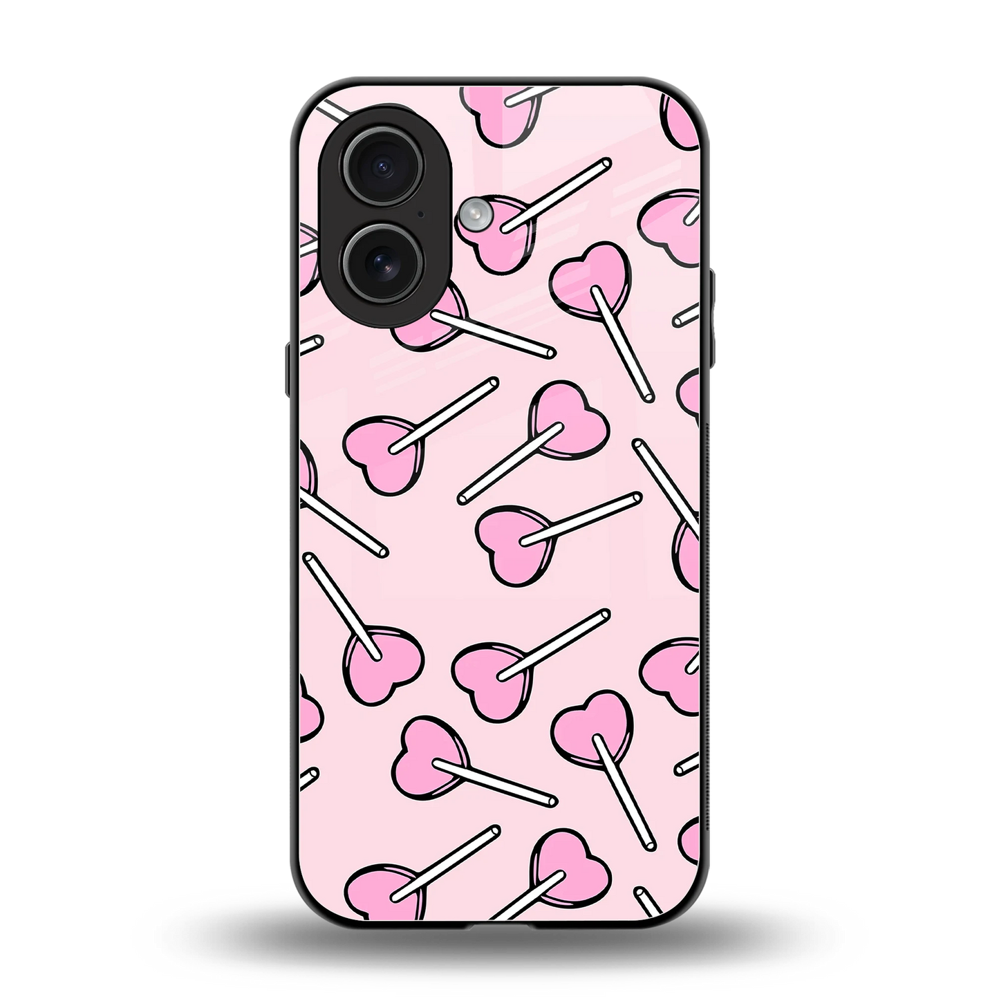 Lollipop Fusion back phone cover | glass case for iphone 17