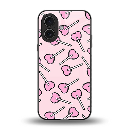 Lollipop Fusion back phone cover | glass case for iphone 17