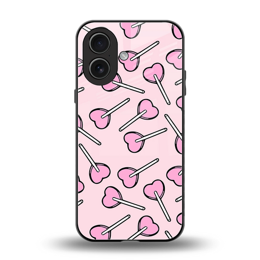 Lollipop Fusion back phone cover | glass case for iphone 17