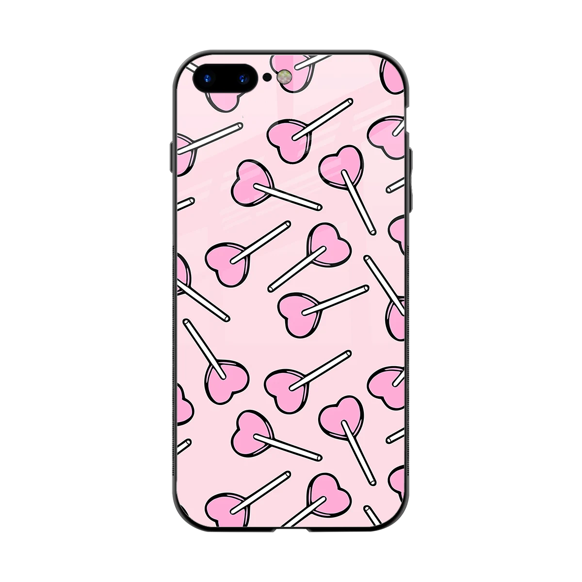 Lollipop Fusion back phone cover | glass case for iphone 8 plus