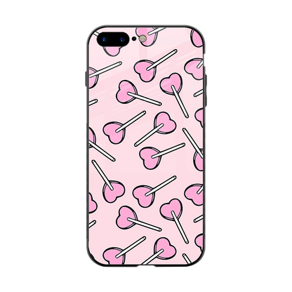 Lollipop Fusion back phone cover | glass case for iphone 8 plus