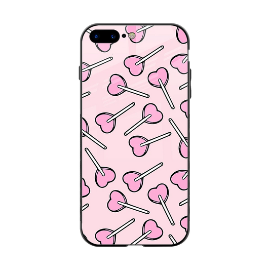 Lollipop Fusion back phone cover | glass case for iphone 8 plus